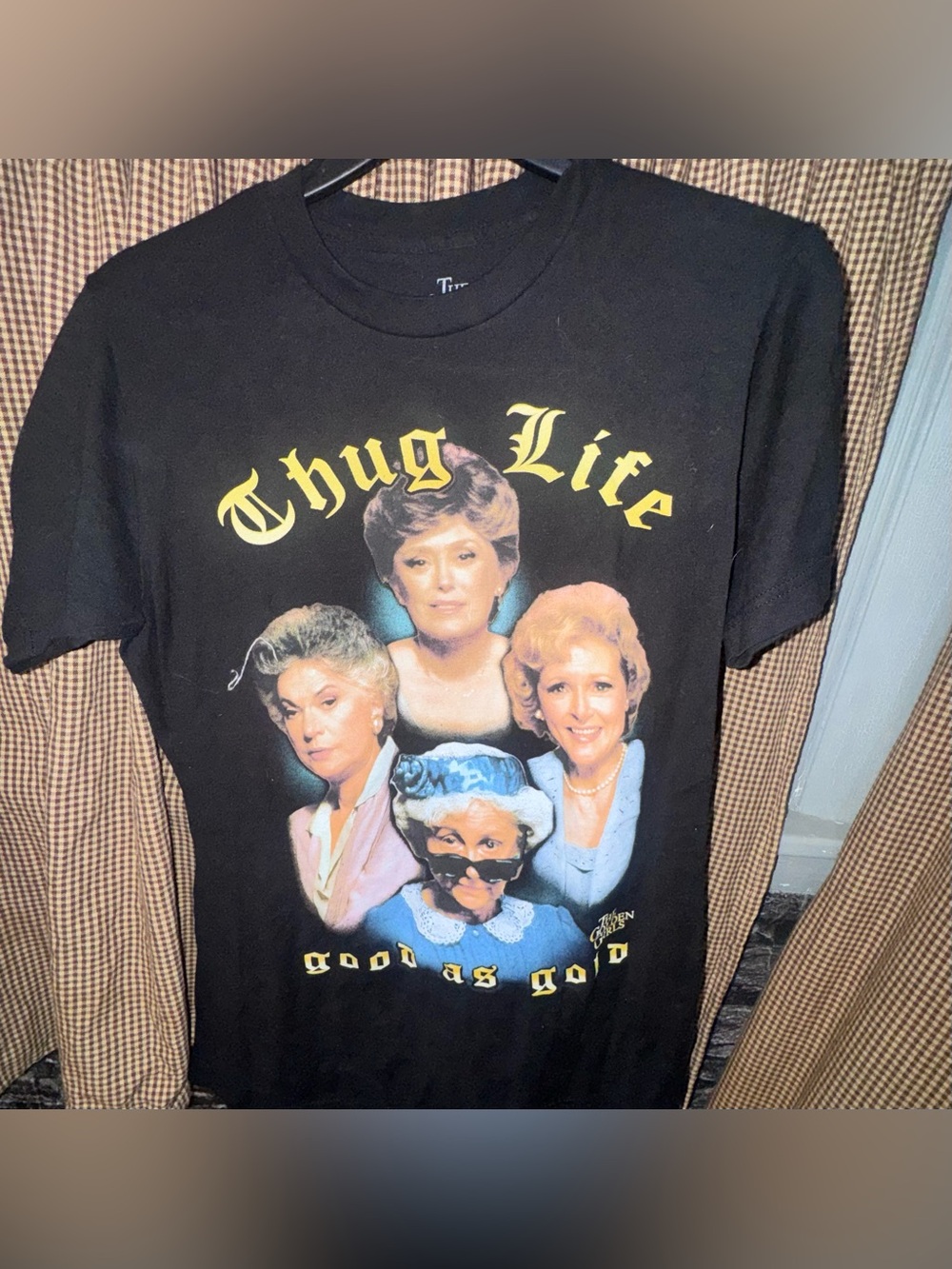 Thug Life Graphic Tee - Black